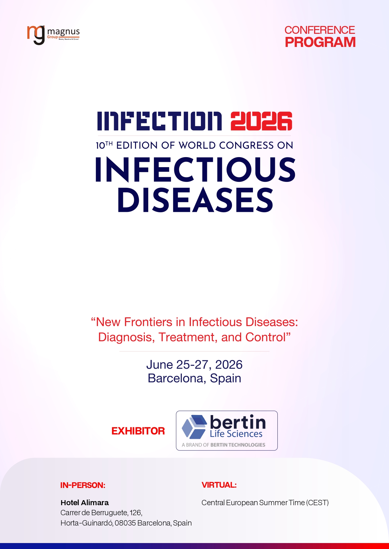 10th Edition of World Congress on Infectious Diseases | Barcelona, Spain Program